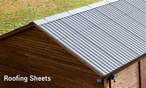 metal shed roofing sheets|metal roofing sheets b&q.